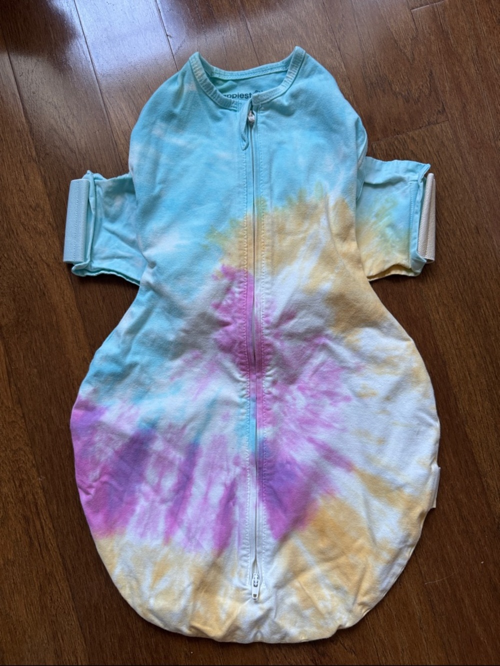 Snoo tie-Dye Infant Sleep Sack Swaddle - Pastel Multi- Size small